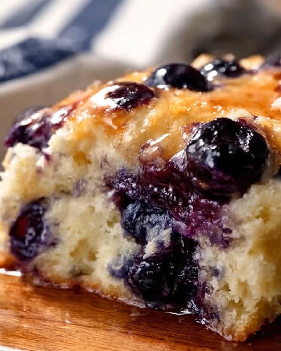 Delicious homemade blueberry biscuits served with butter for breakfast.