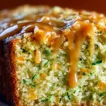 Deliciously moist zucchini orange bread fresh out of the oven