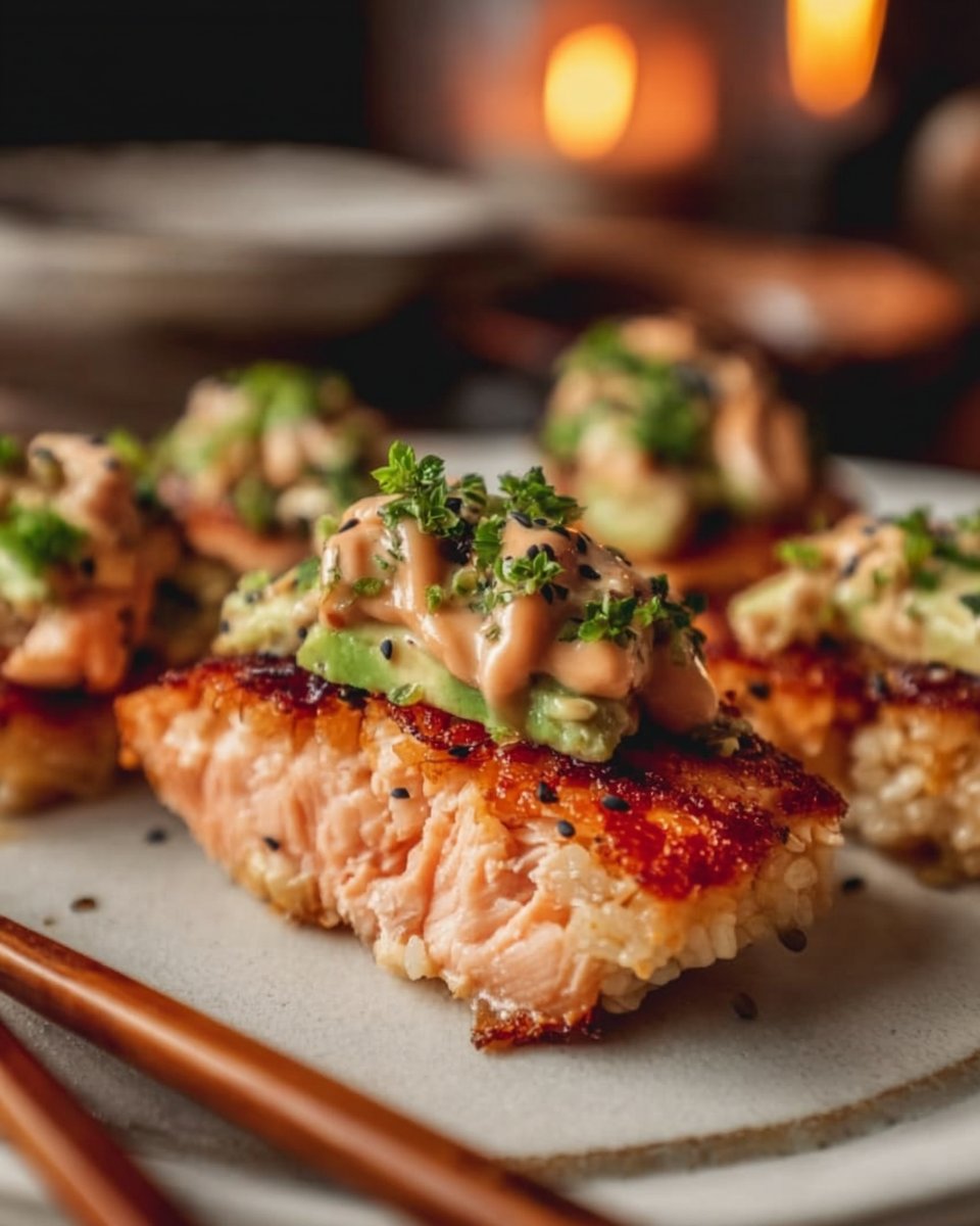Crispy Rice Salmon