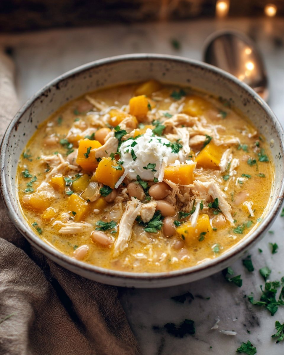 Butternut White Chicken Chili Recipe