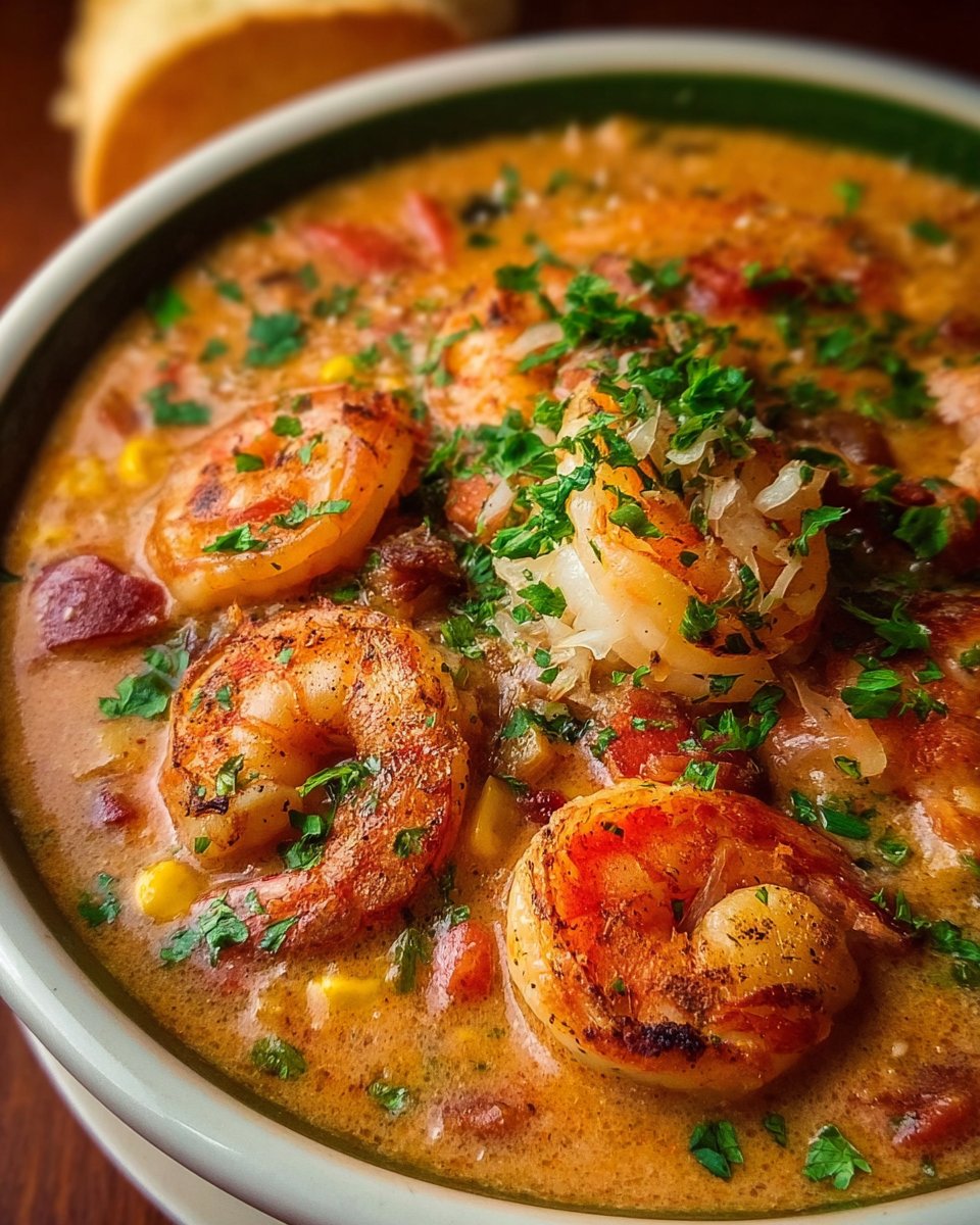 Easy Creamy Seafood and Shrimp Chili