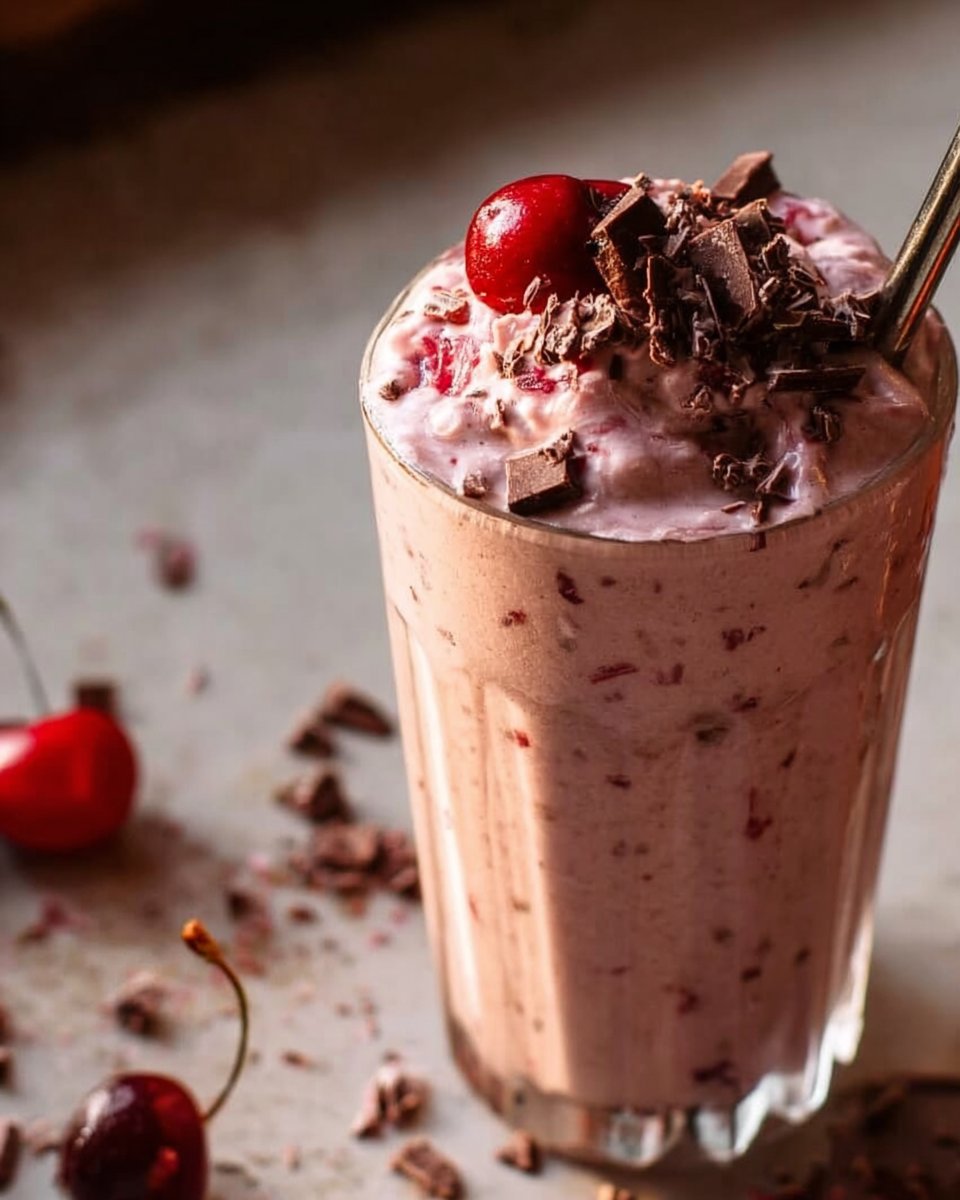 Cherry Chocolate Milkshake