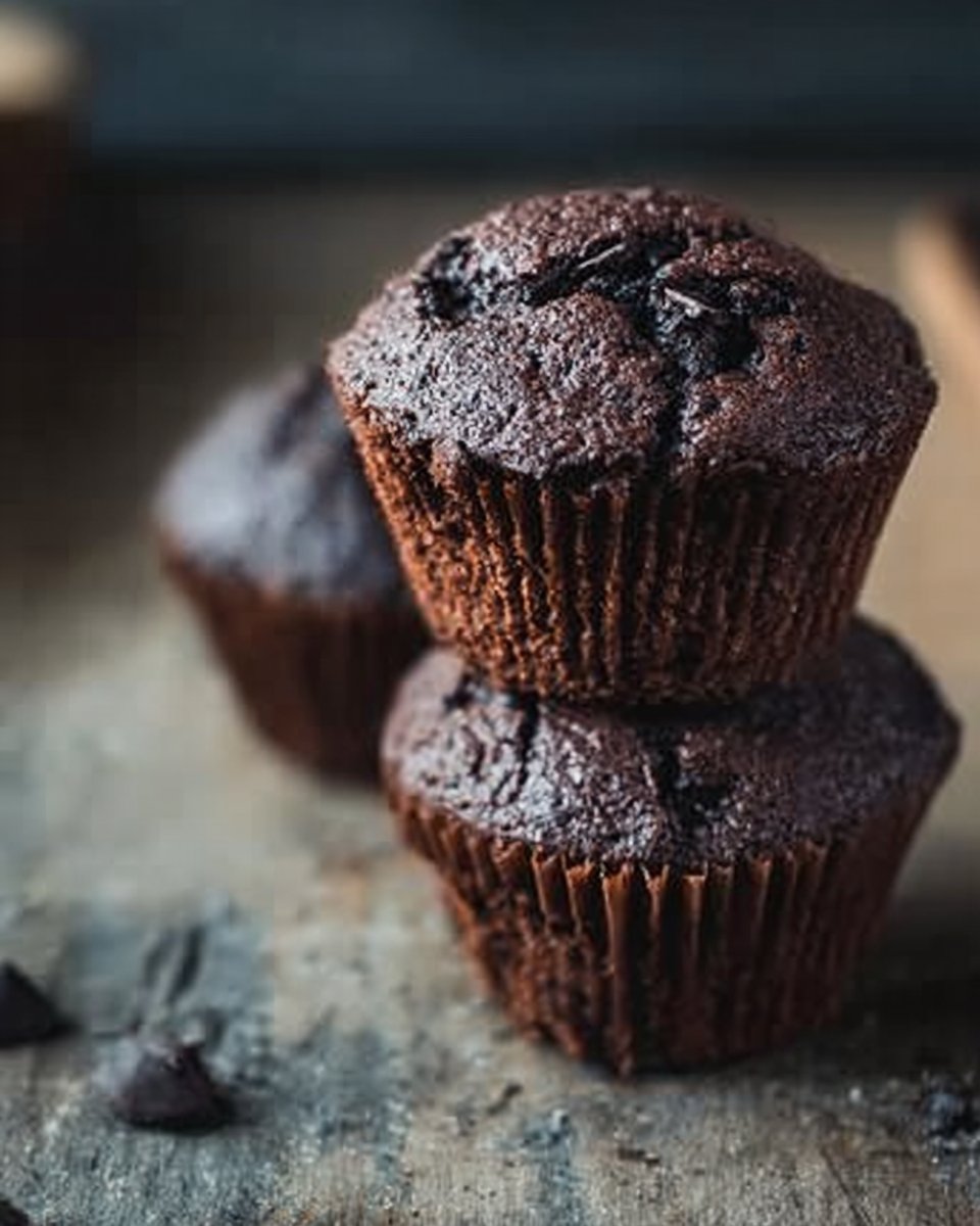 Chickpea Flour Chocolate Muffins
