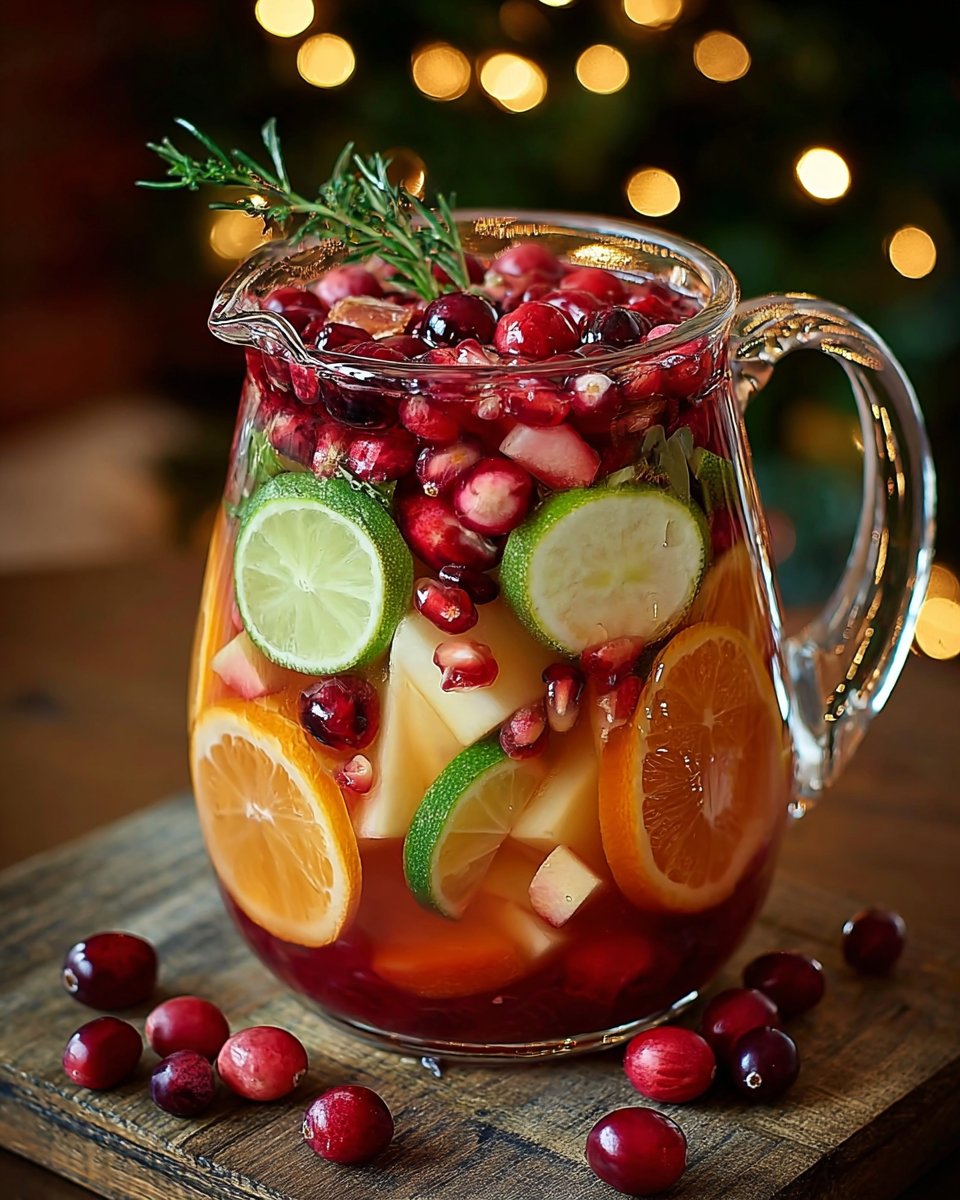 Non-Alcoholic Christmas Sangria