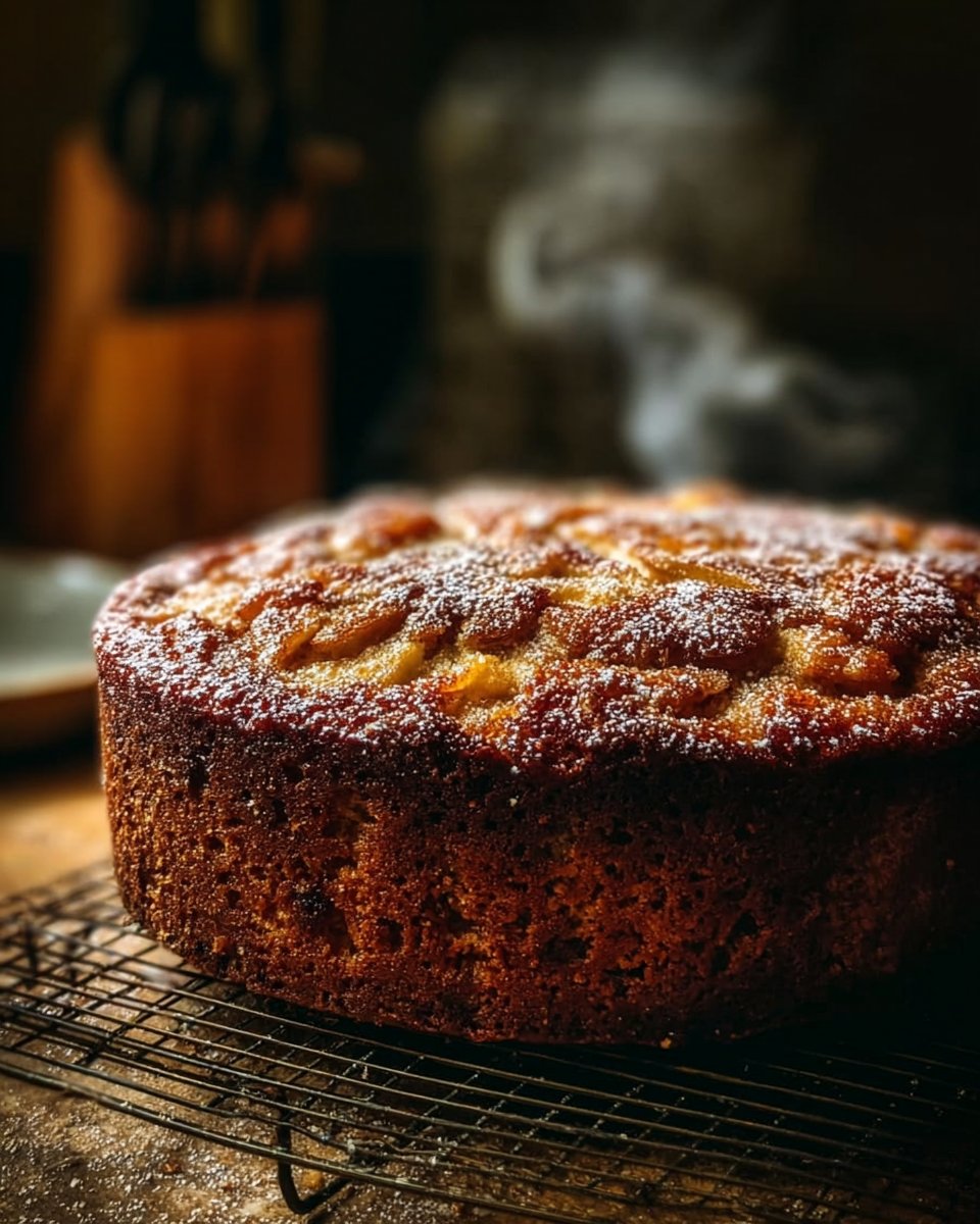 Spiced Apple Gingerbread Cake will warm your heart!