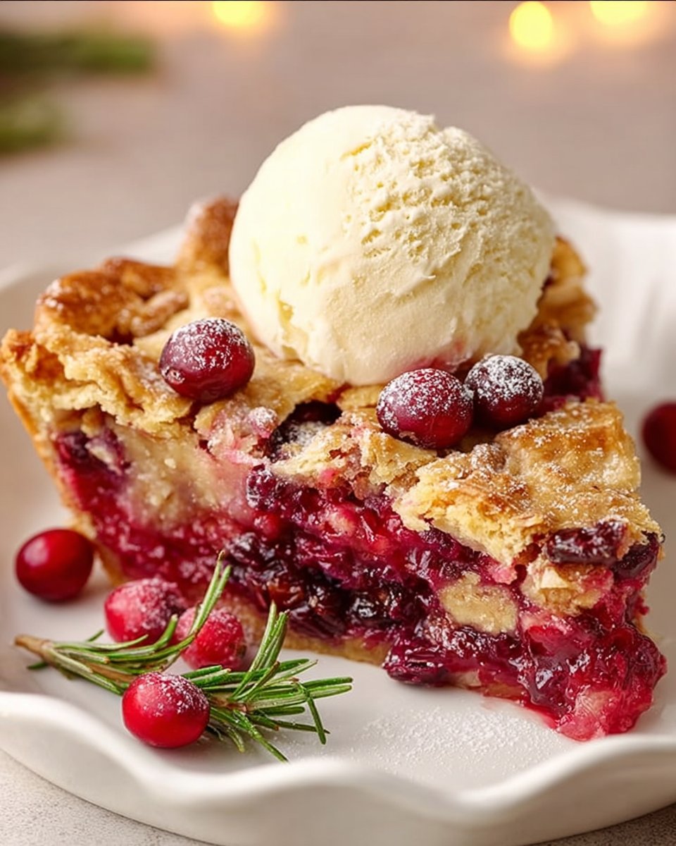 Nantucket Holiday Cranberry Pie
