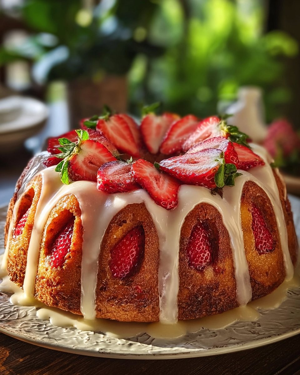 The Ultimate Strawberry Cream Cheese Pound Cake for Any Occasion