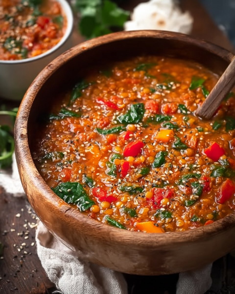 Red Pepper Lentil Soup