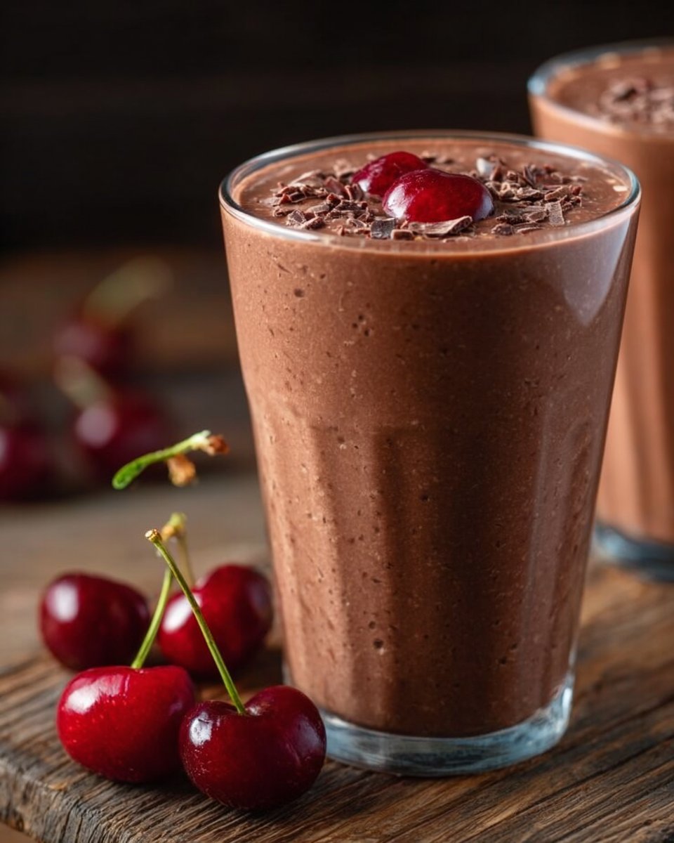 Chocolate Cherry Smoothie