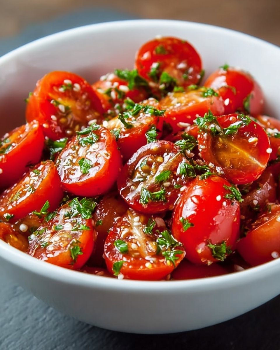 Fresh and Flavorful Tomato Garlic Salad Recipe