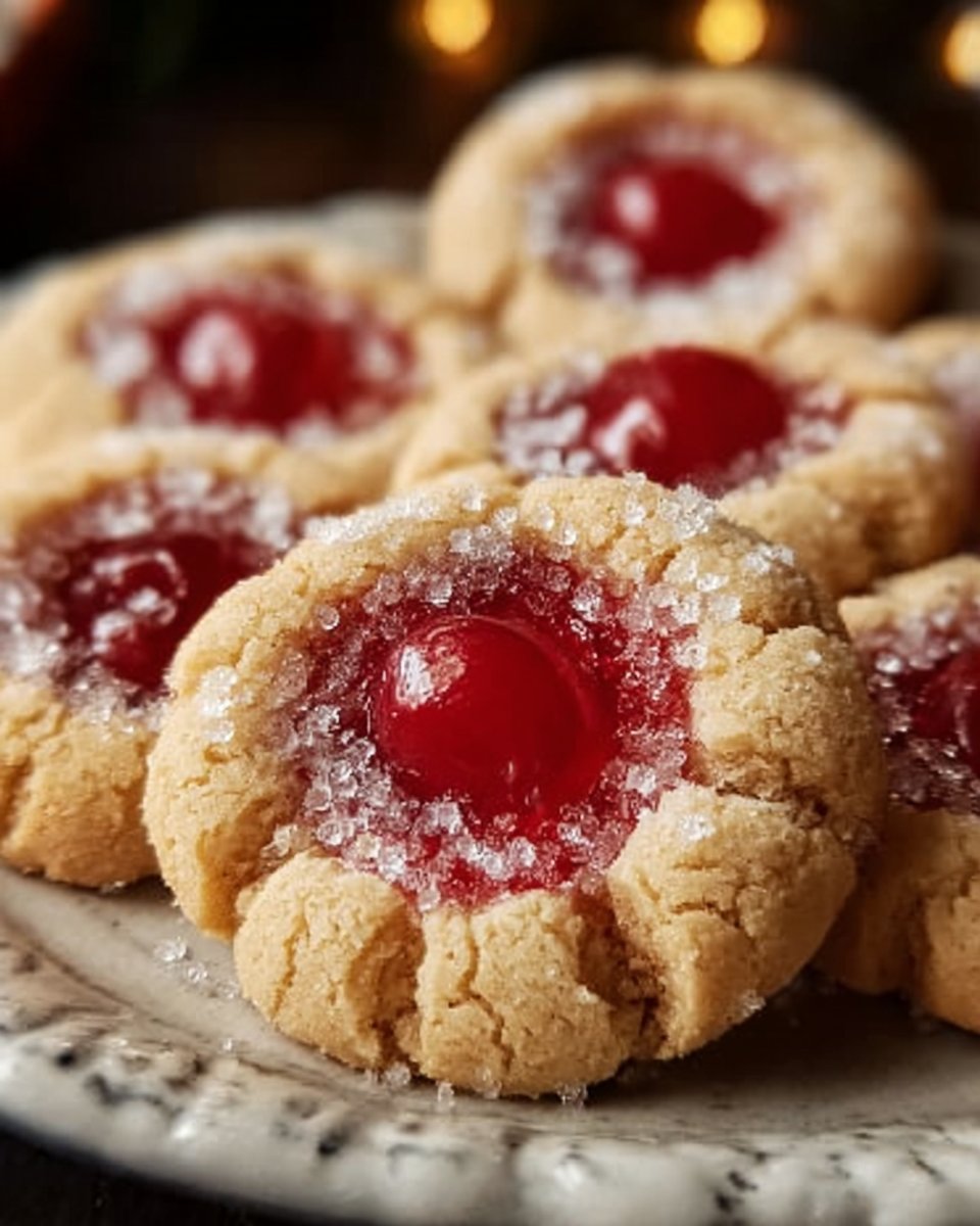 Cherry Almond Amish Sugar Cookies