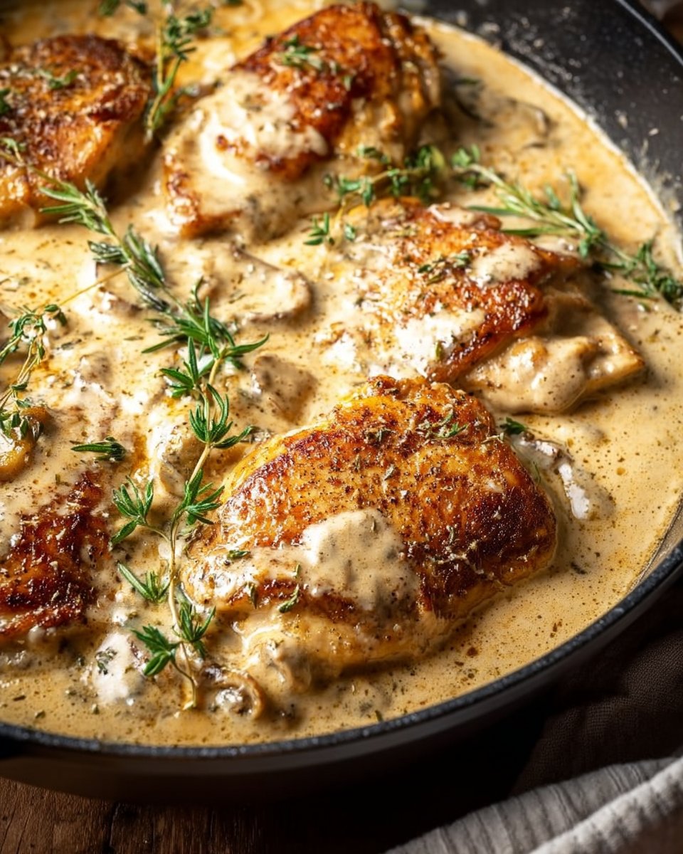 Chicken with Sour Cream Sauce
