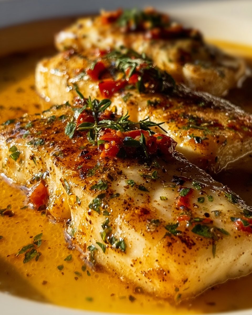 Red Snapper with Creamy Creole Sauce