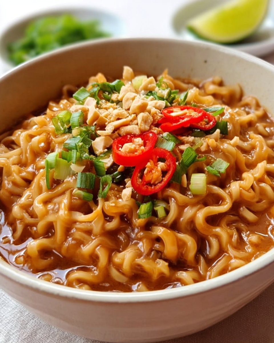 Creamy Peanut Butter Ramen
