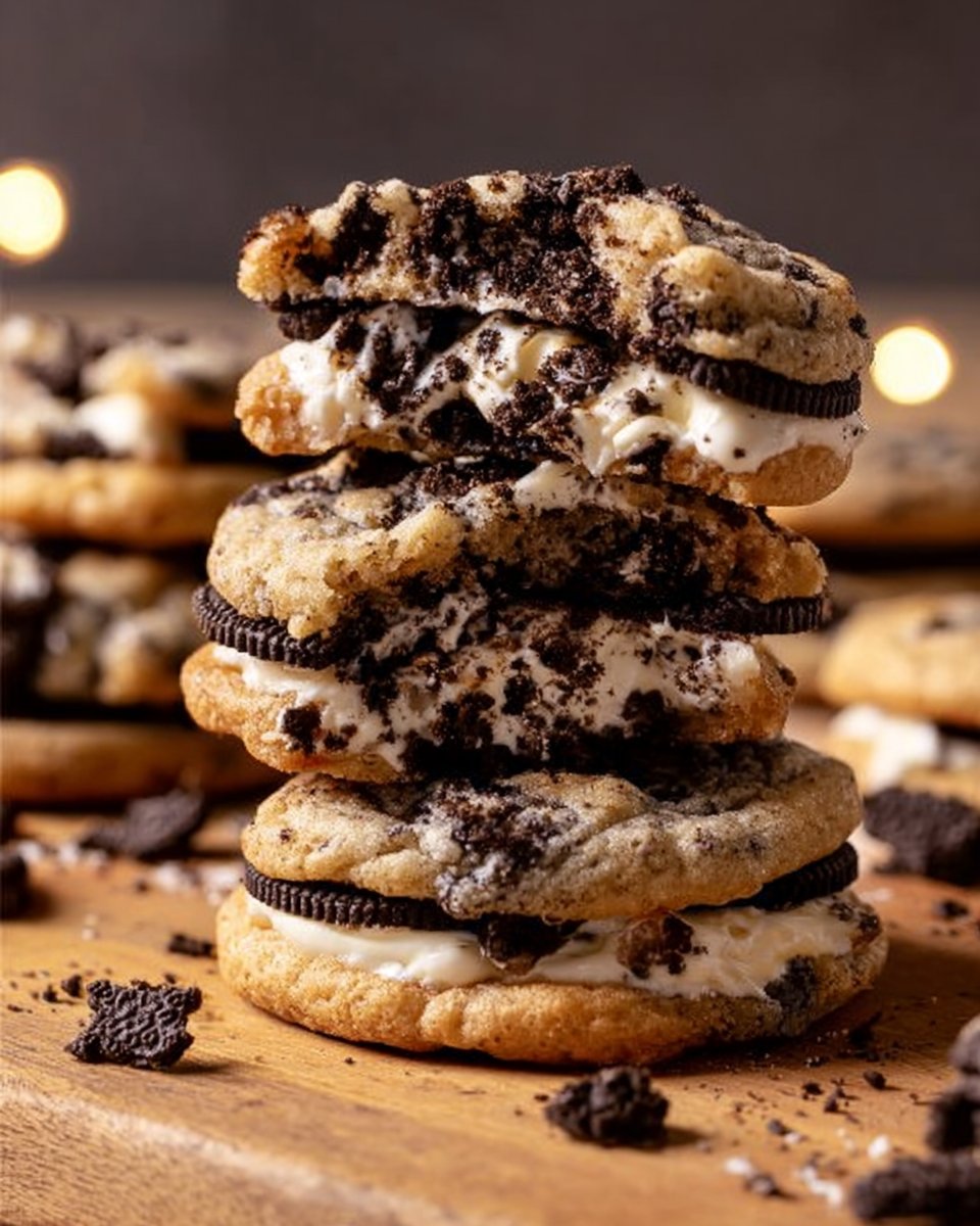 Oreo Cheesecake Cookies