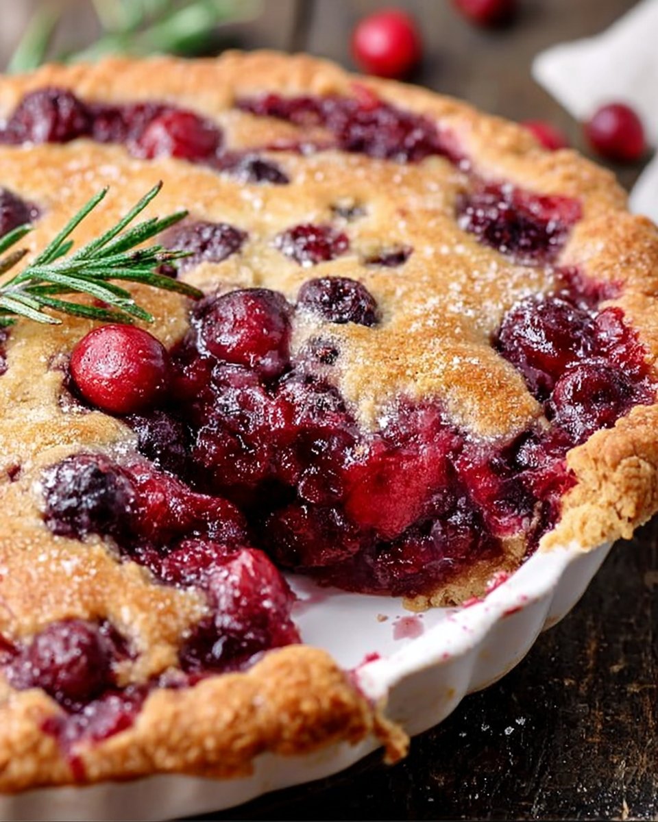 Nantucket Holiday Cranberry Pie