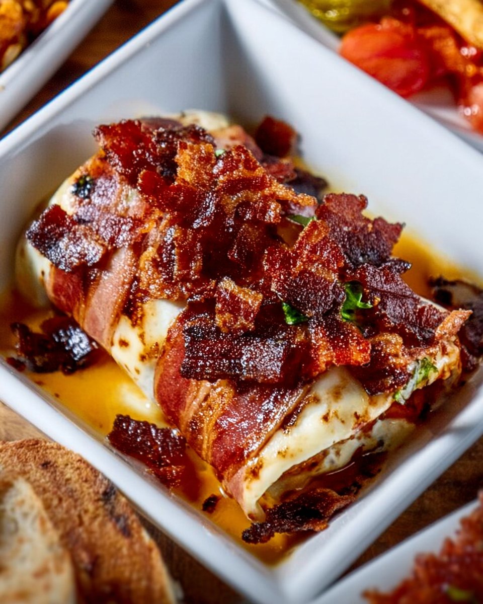 Million Dollar Bacon Goat Cheese Appetizer Log