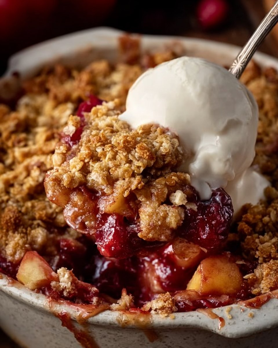 Cranberry Apple Crisp