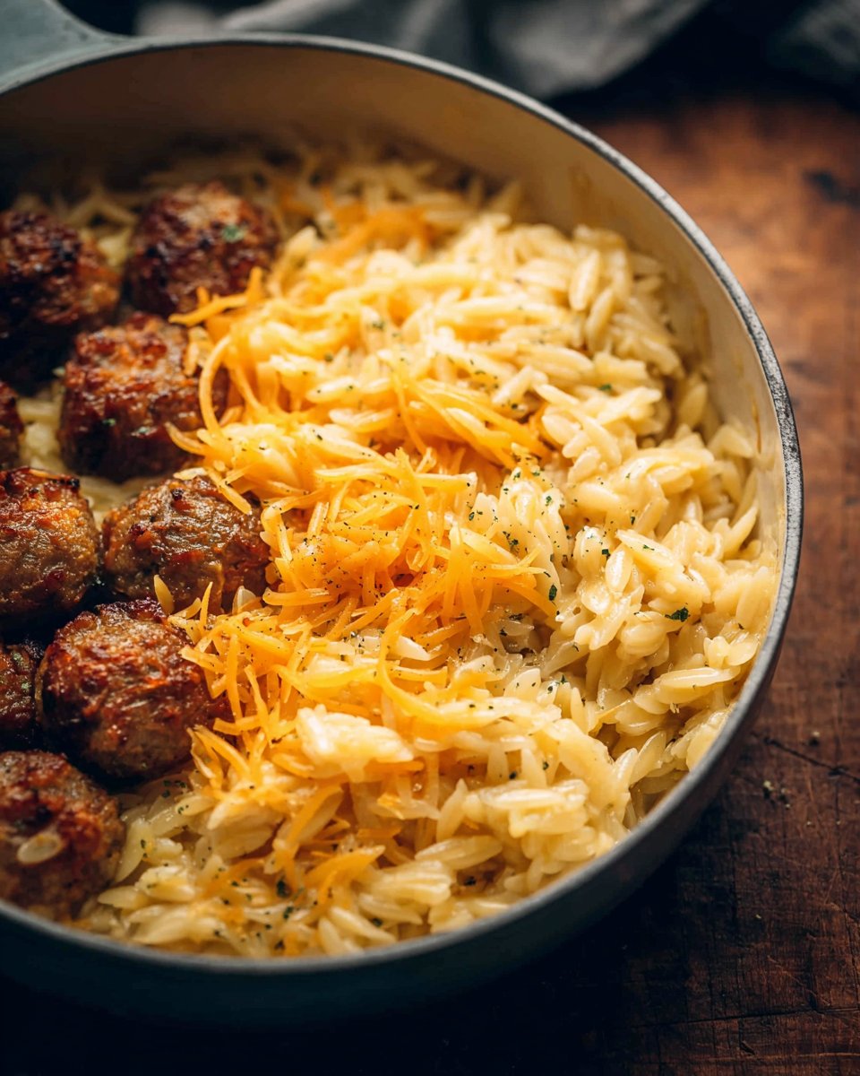 Cheesy Orzo Pasta Recipe