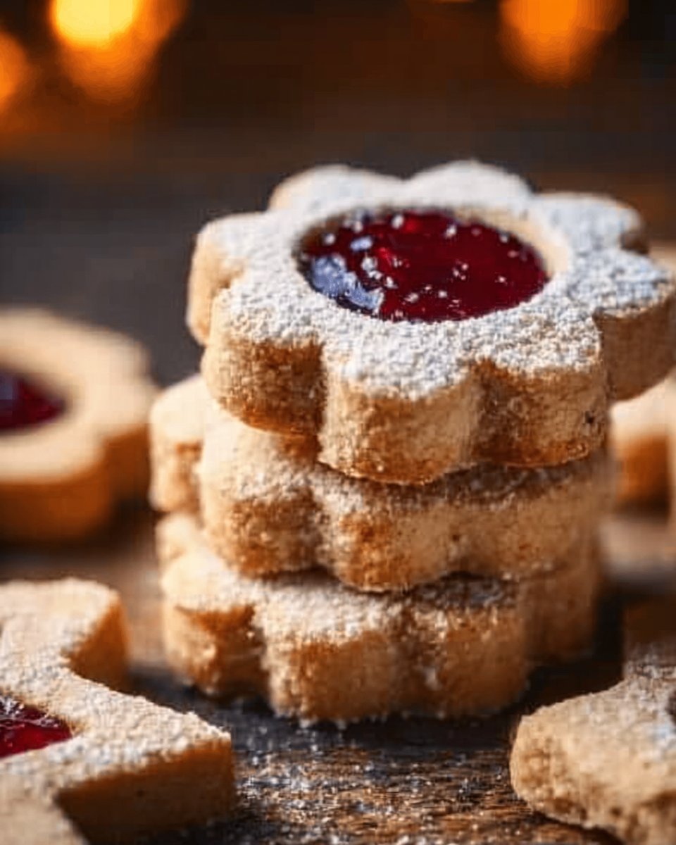 No-Chill Linzer Cookies
