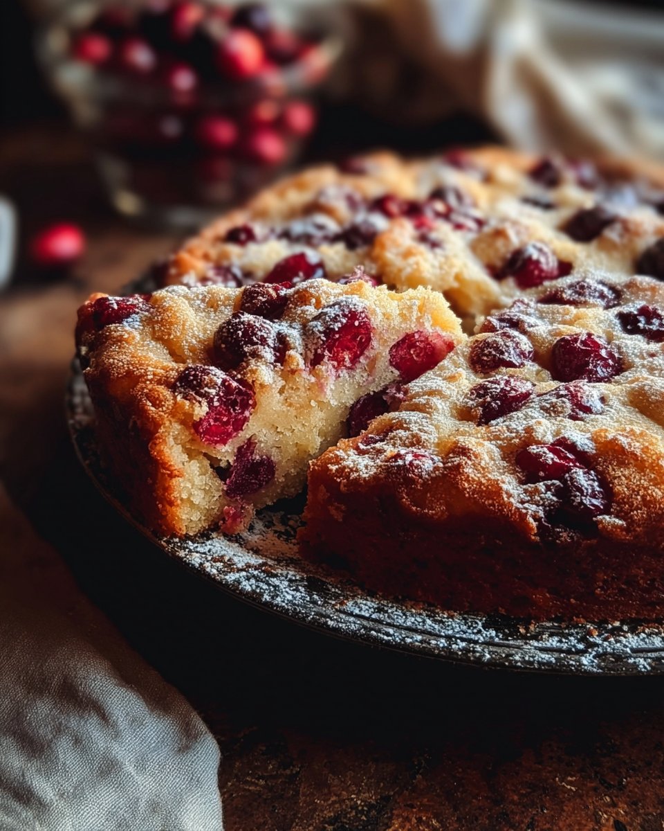 Cranberry Orange Breakfast Cake