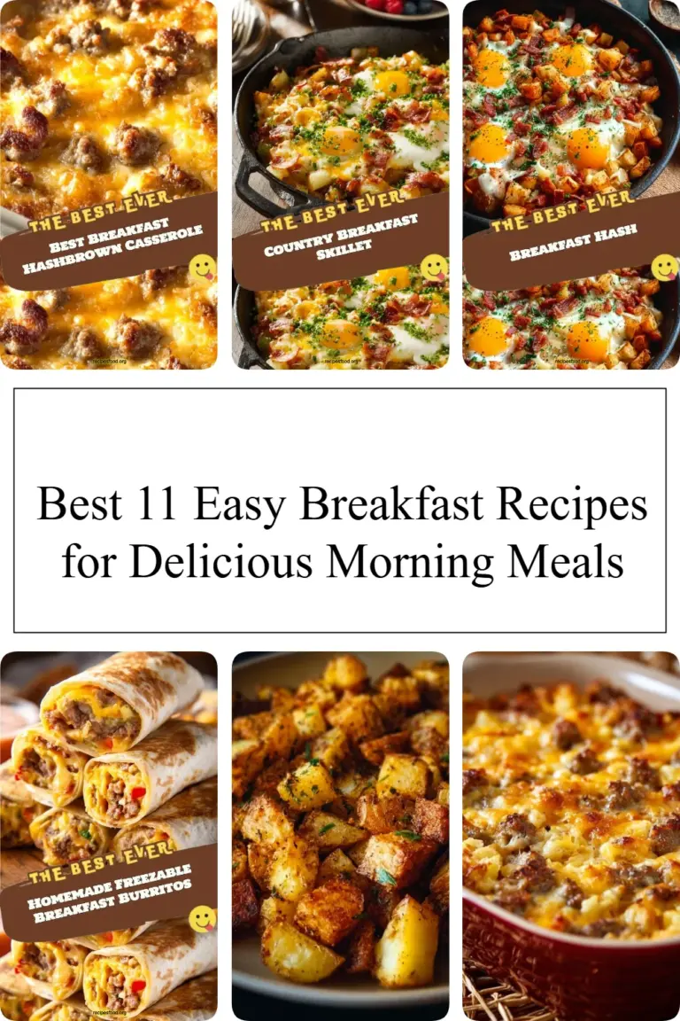 Delicious easy breakfast recipes for your morning meals
