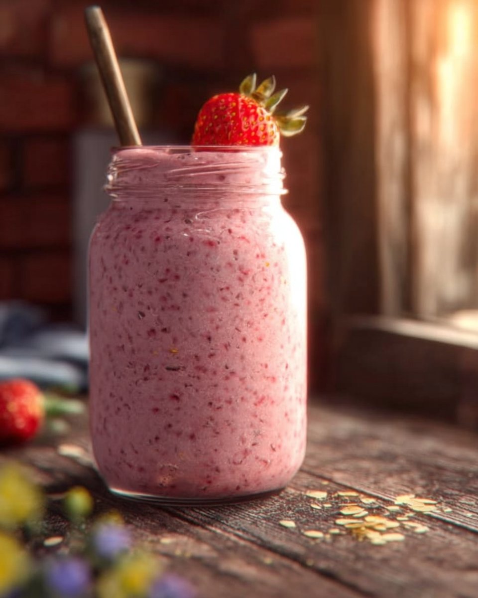 Strawberry Kefir Smoothie