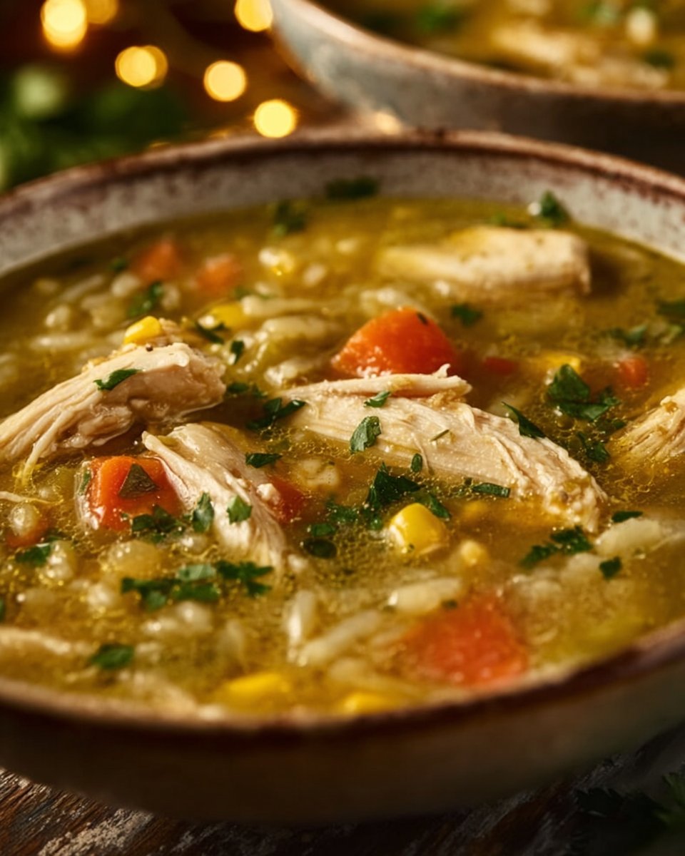 Green Chile Chicken Stew