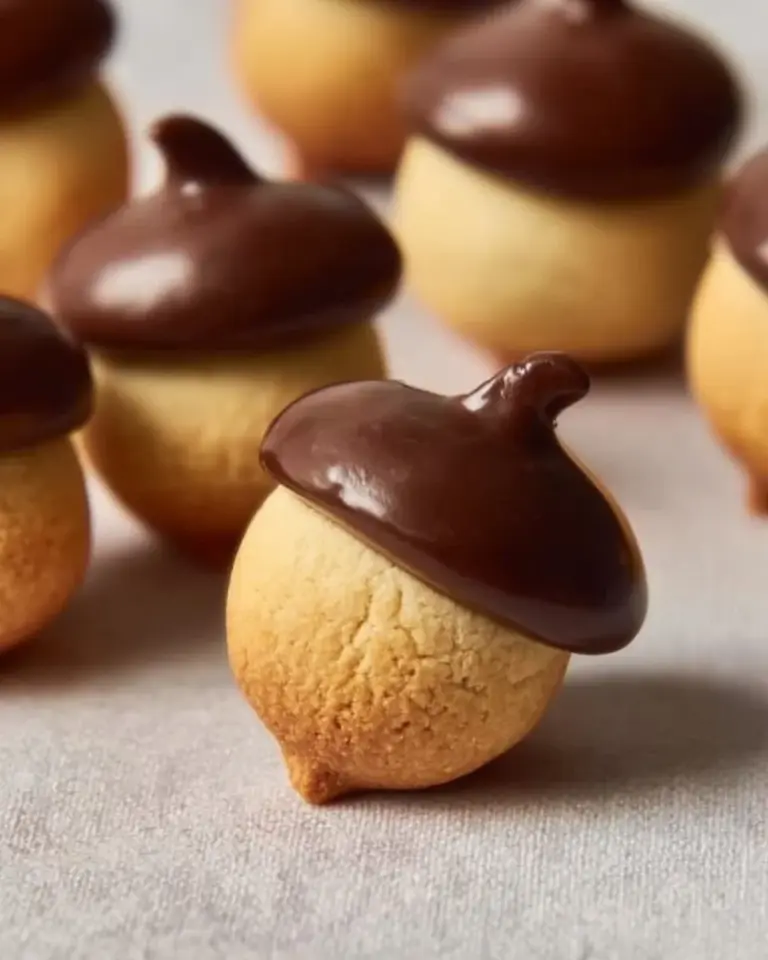 Delicious homemade Chocolate Acorns treats for special occasions