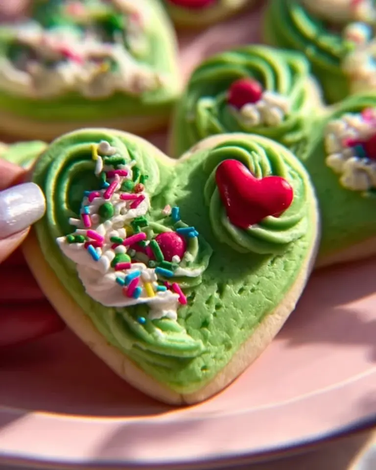 Decorative plate of Christmas butter cookies with festive designs