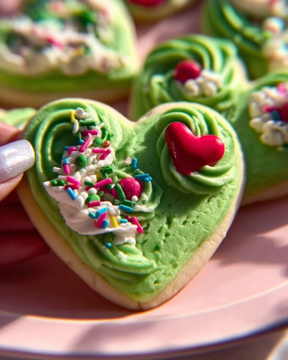 Decorative plate of Christmas butter cookies with festive designs