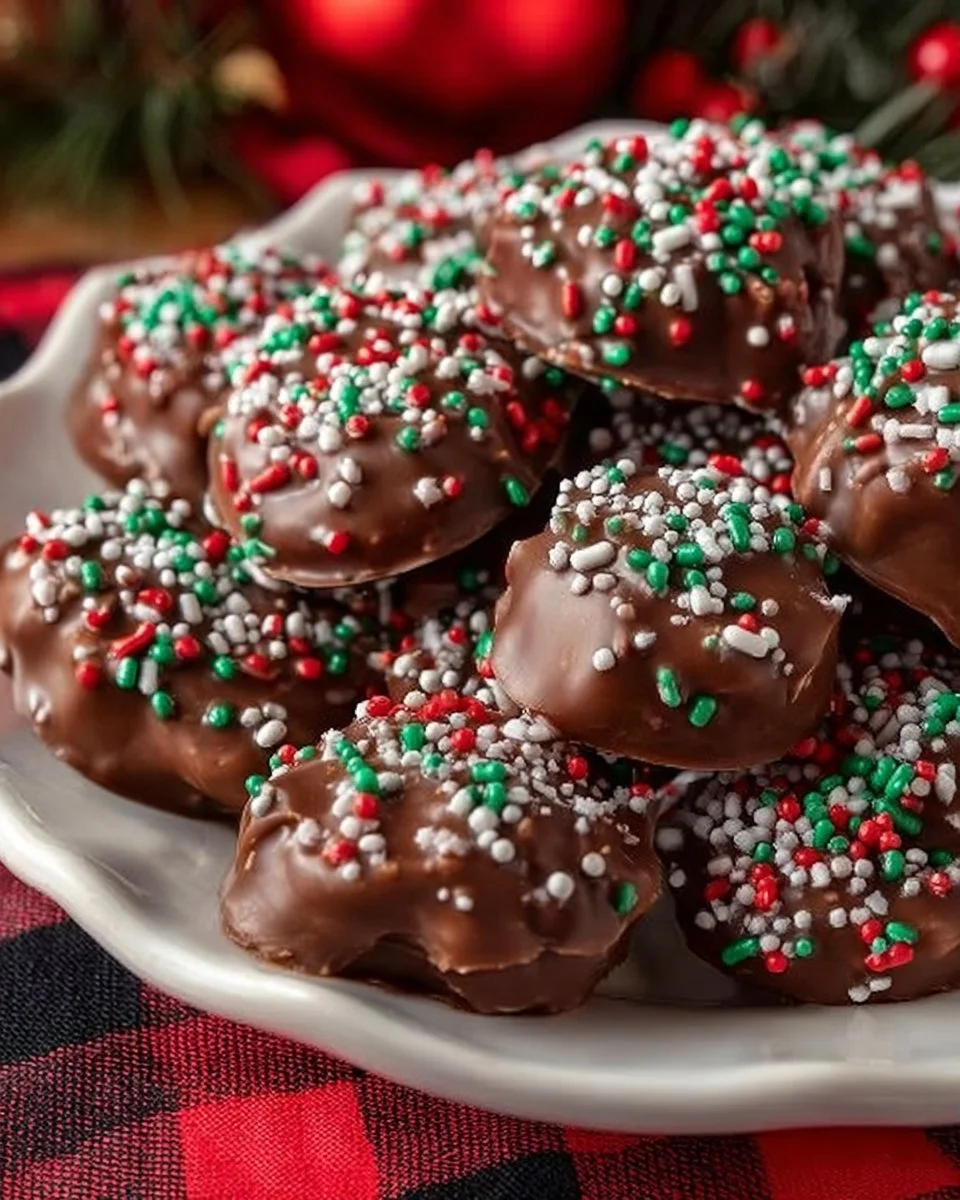 Delicious Christmas Crockpot Candy in a festive setting.