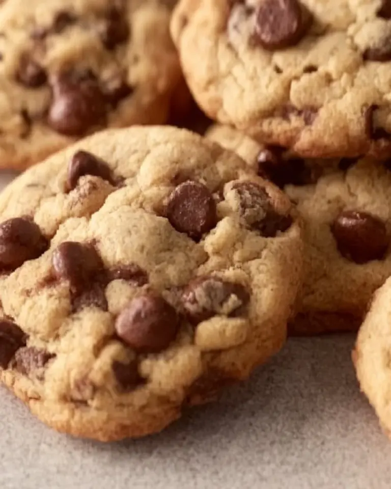Delicious Crumbl copycat chocolate chip cookies fresh out of the oven.
