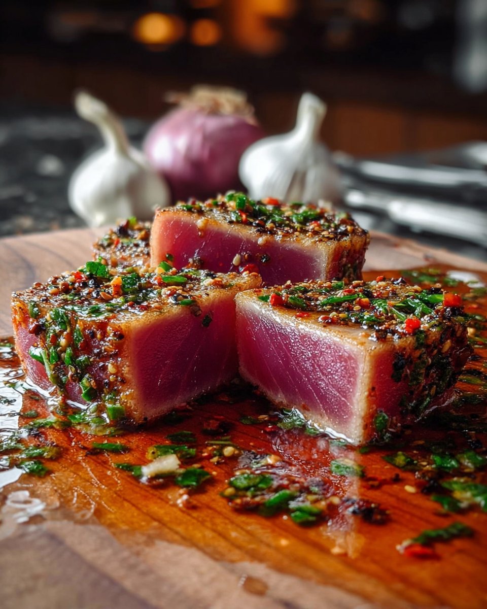 Amazing Garlic Butter Ahi Tuna: 5-Minute Pure Joy