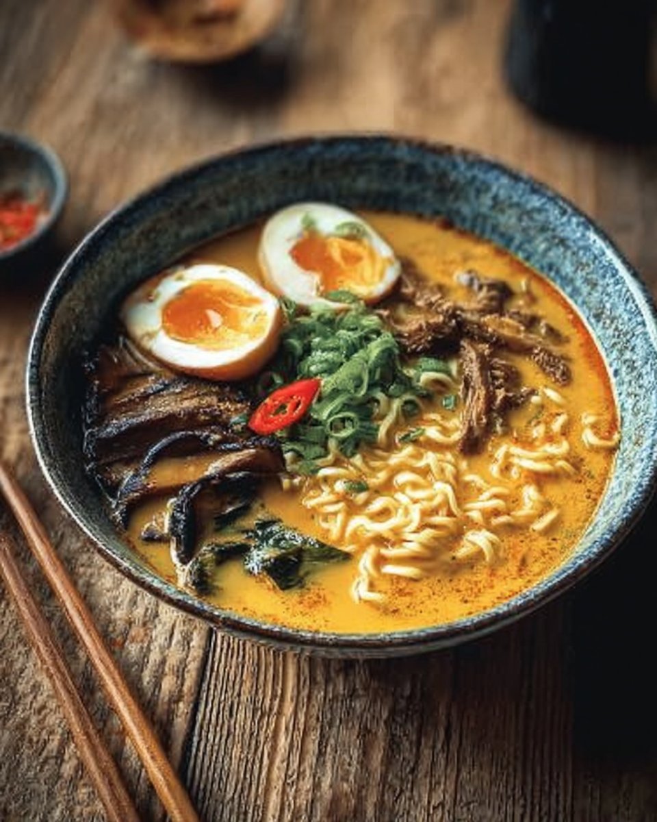 Spicy Coconut Curry Ramen