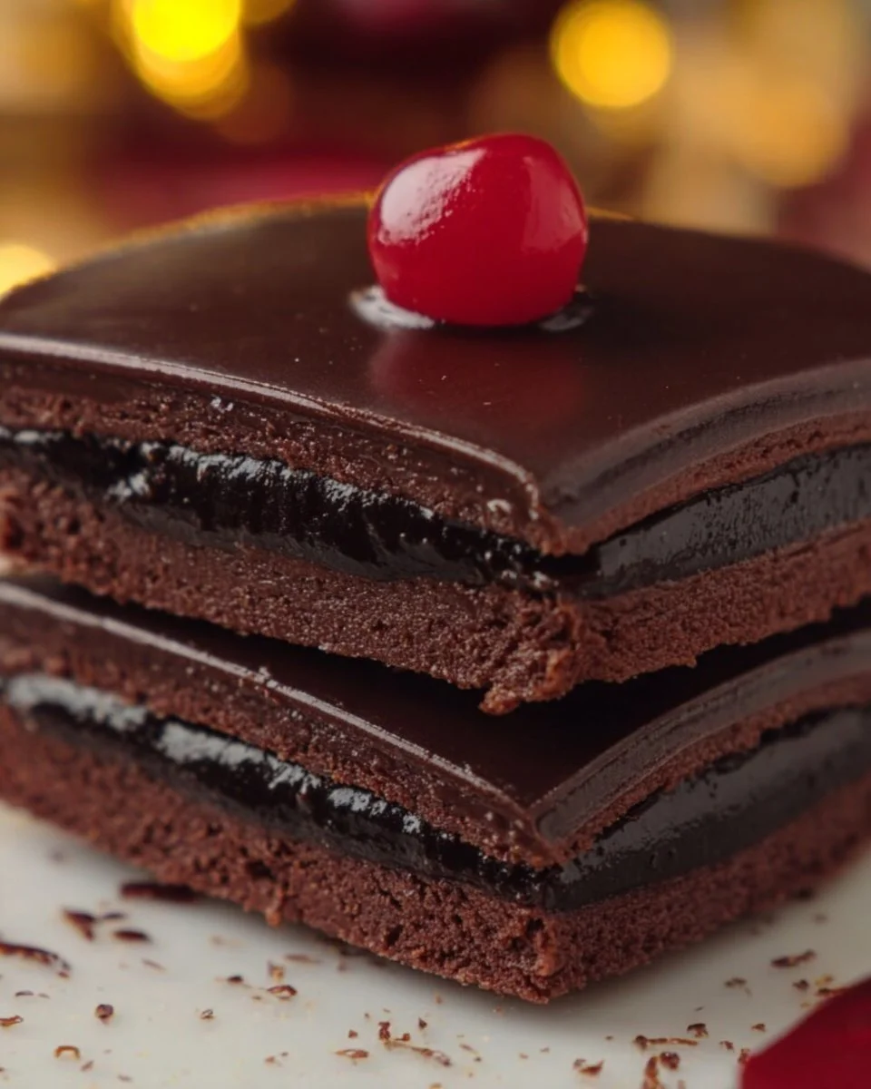Dark chocolate covered cranberries in an enticing bite-sized treat.
