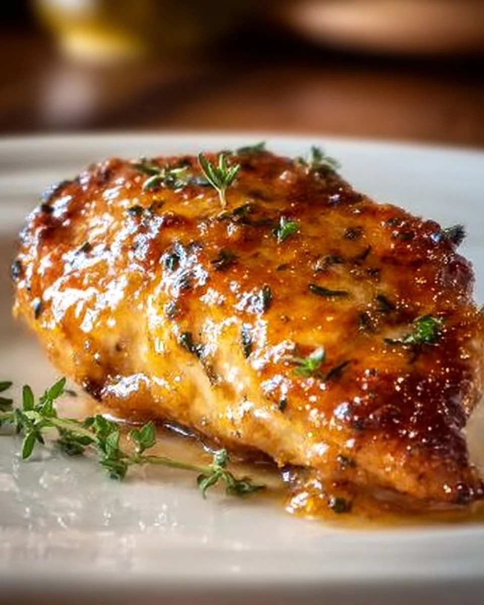 Easy baked chicken dish with herbs and spices
