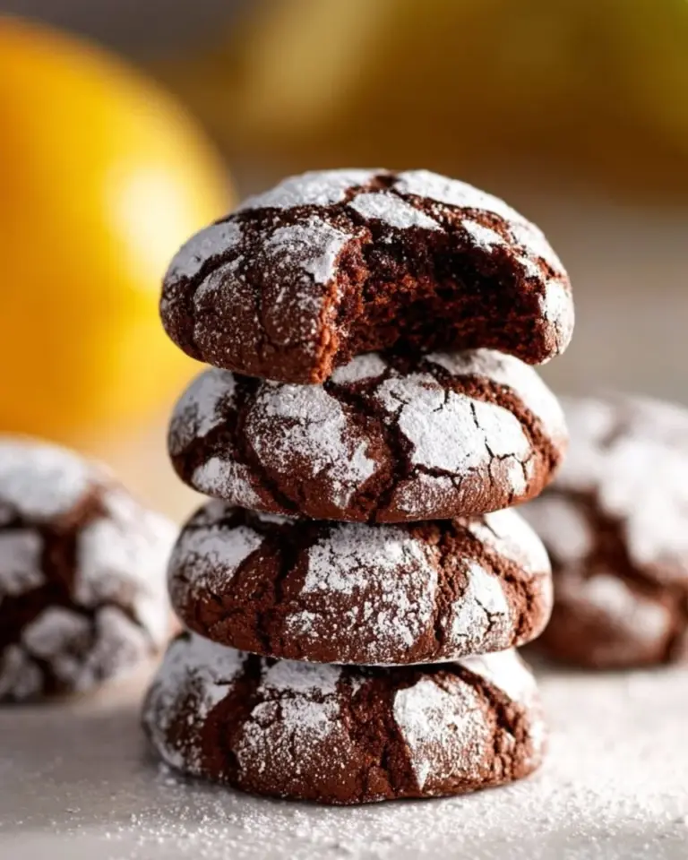 Delicious easy Italian chocolate cookies on a cooling rack
