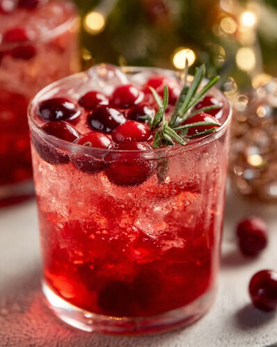 Cranberry Ginger Beer Mocktail