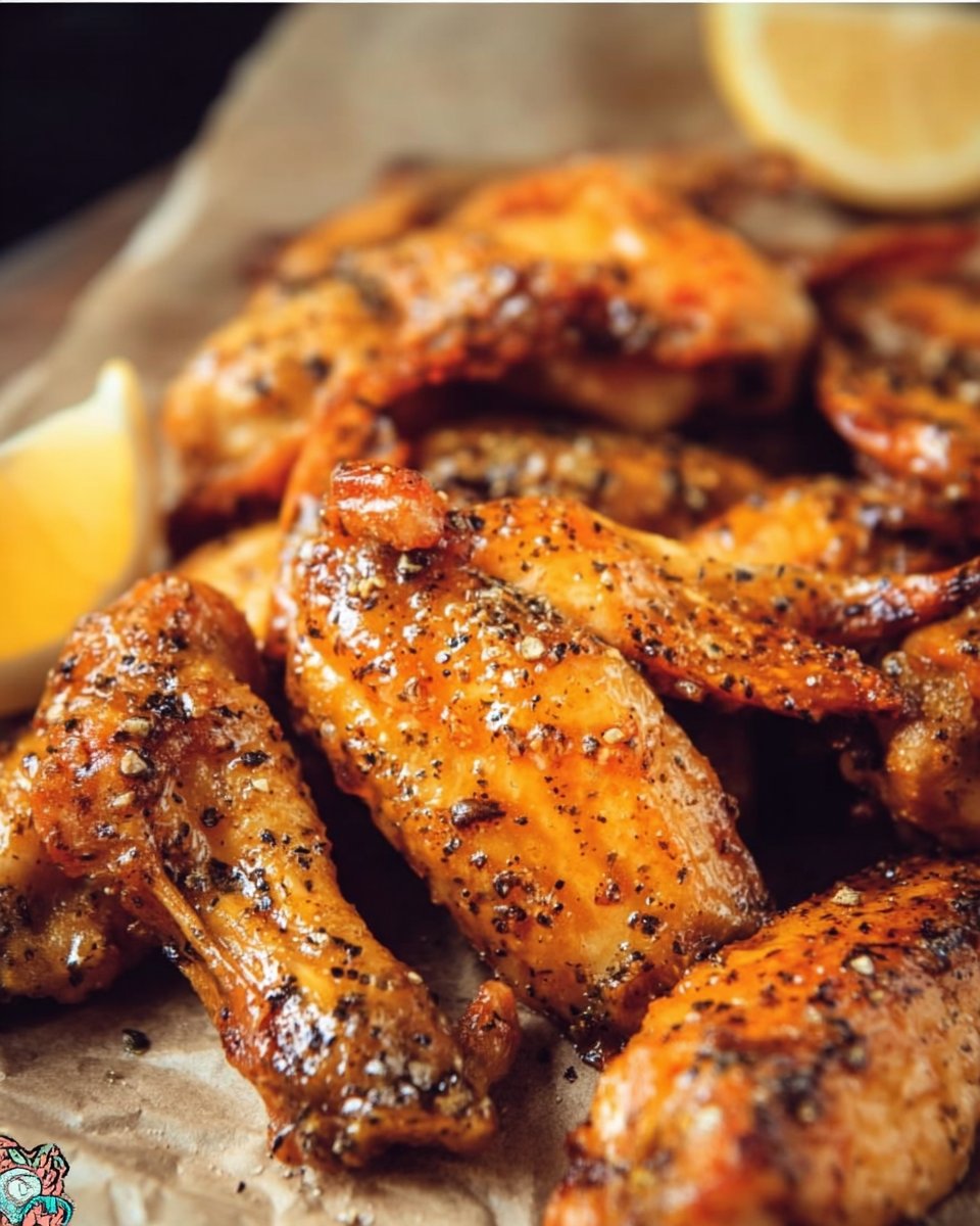 Baked Lemon Pepper Chicken Wings