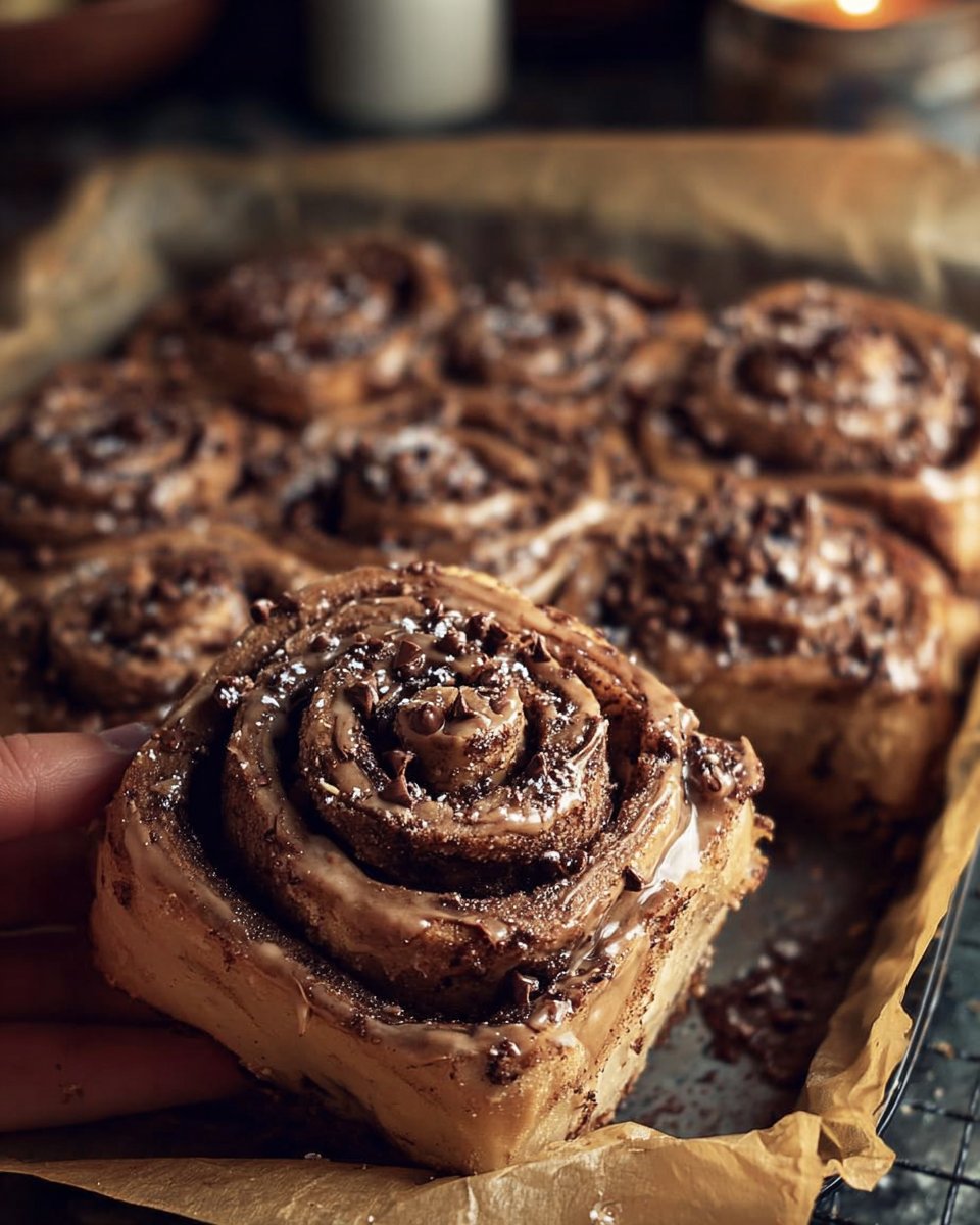 Chocolate Cinnamon Rolls