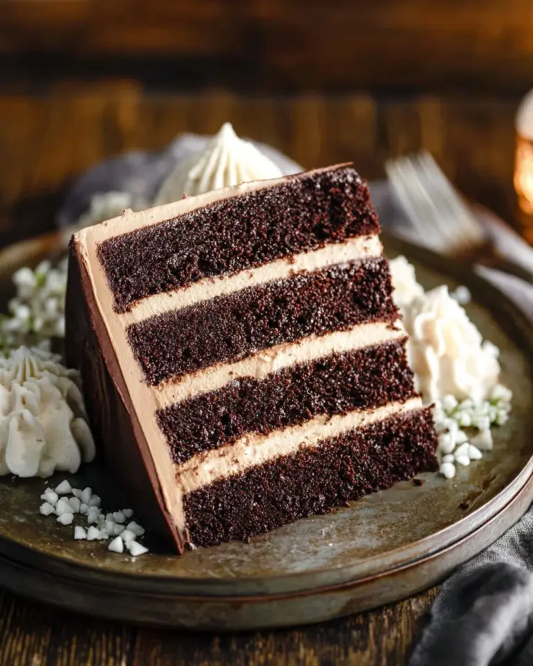 Deliciously rich hot chocolate cake topped with melted chocolate and sprinkles.