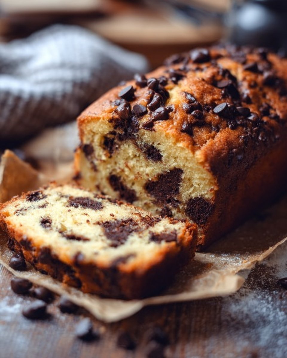 Chocolate Chip Loaf Cake