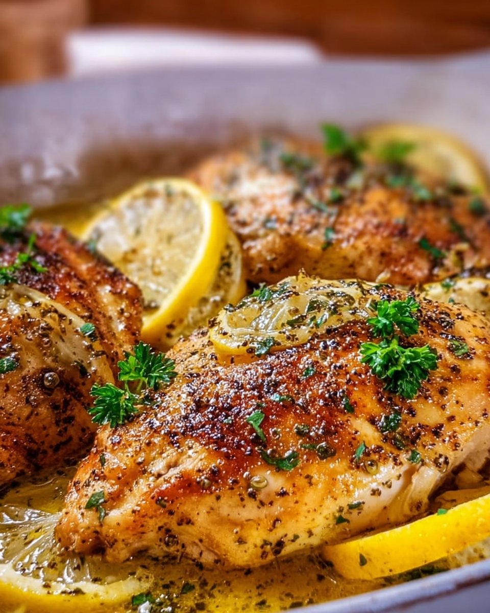 Baked Garlic Lemon Pepper Chicken Breast