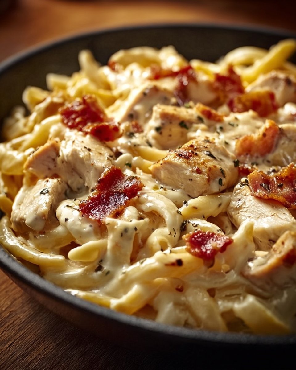 Chicken Bacon Ranch Pasta