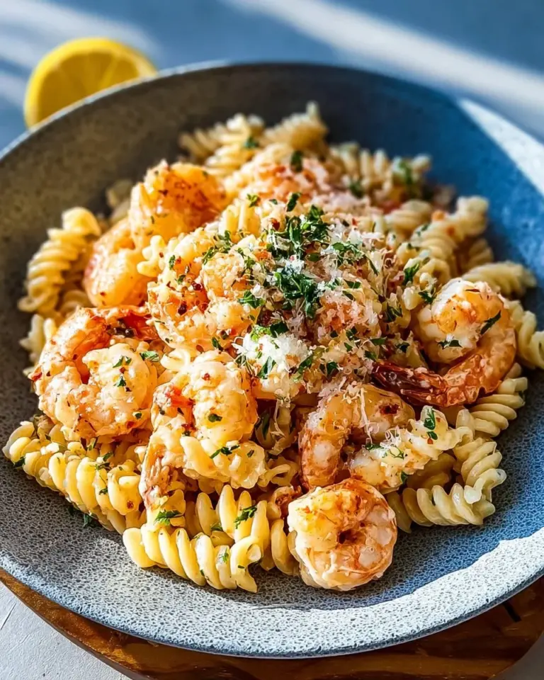 Colorful Seafood Pasta Salad with shrimp, crab, and vegetables in a bowl