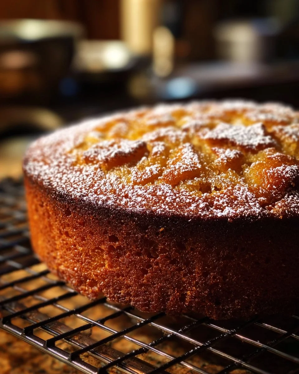 A slice of spiced apple gingerbread cake topped with whipped cream and cinnamon