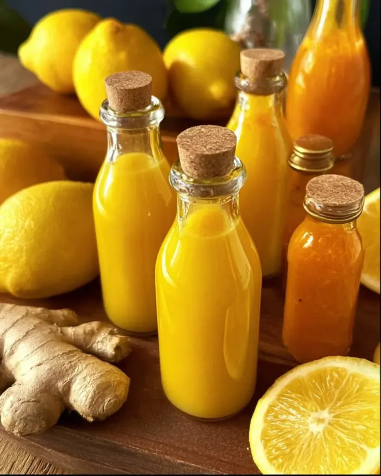 Spicy Ginger Wellness Shots for health and vitality