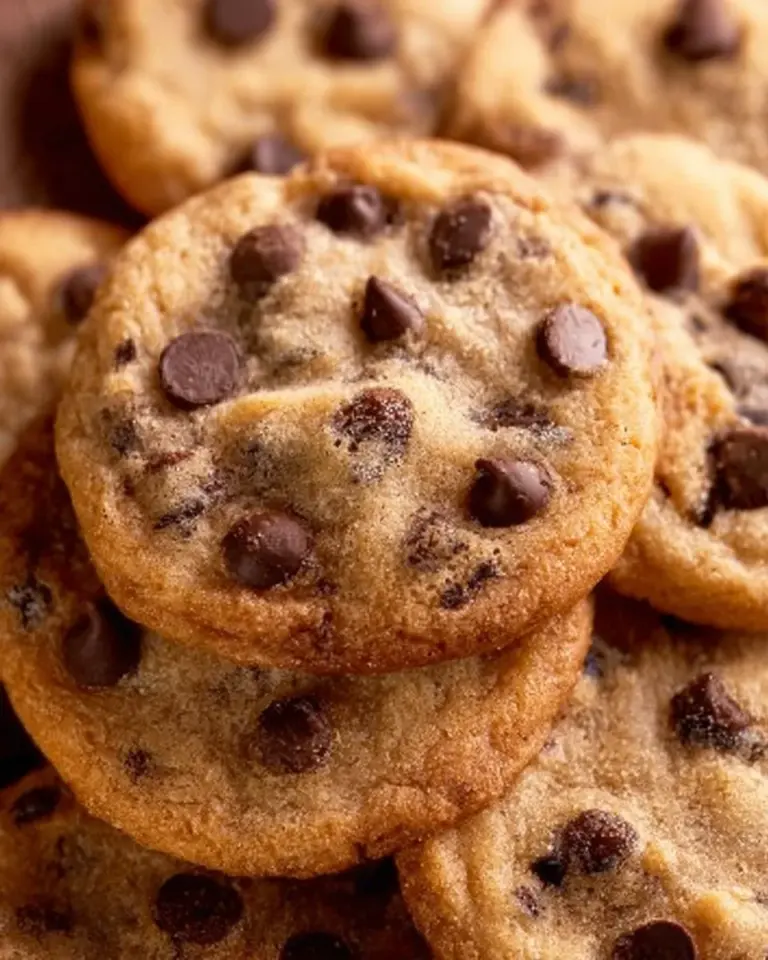Delicious sugar-free chocolate chip cookies on a plate
