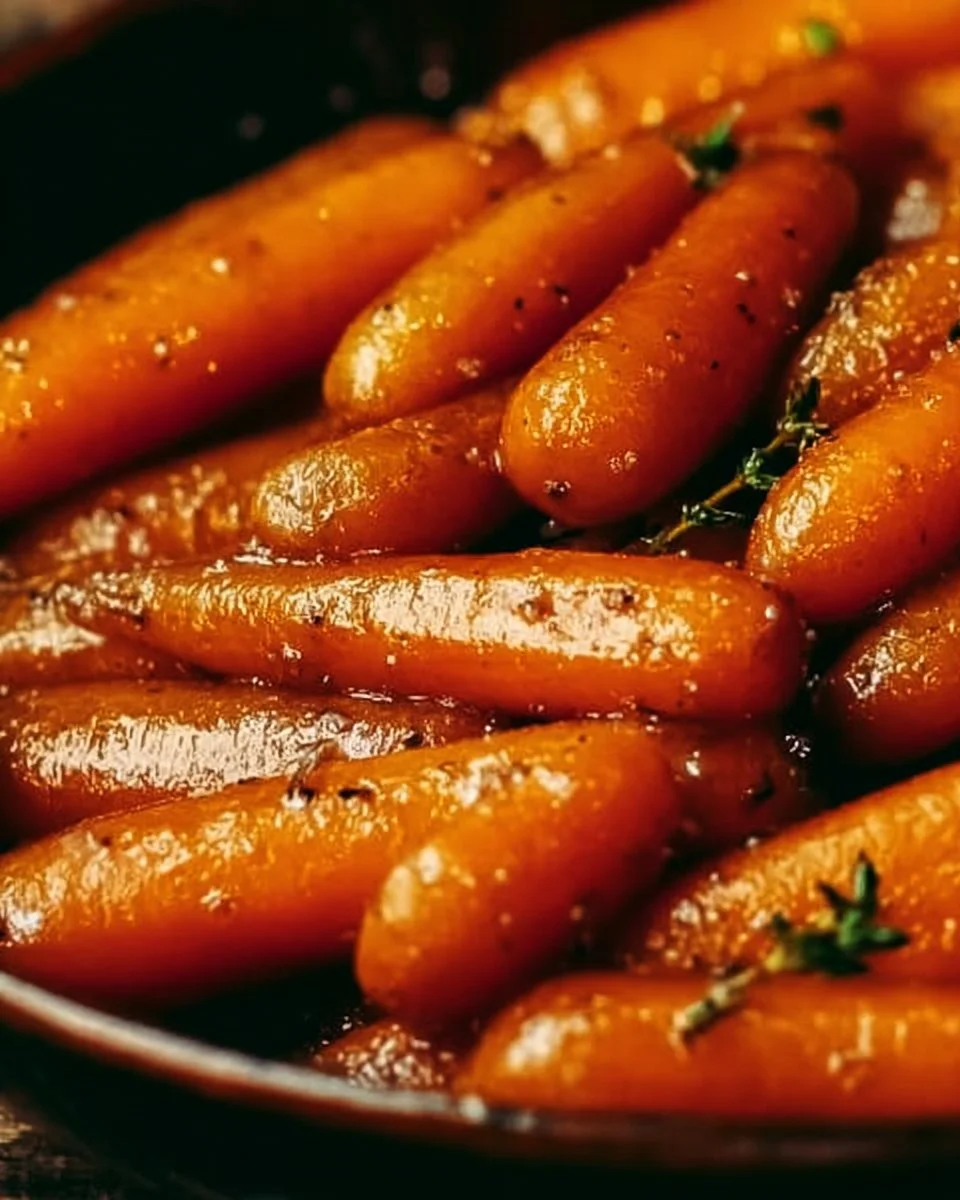 Sweet and savory brown sugar glazed carrots served in a bowl